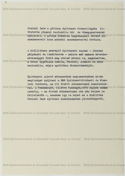 Steindl Imre életreajzának részlete 2/2