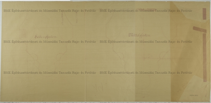 Kassai Szent Erzsébet Székesegyház felmérési részletrajzai