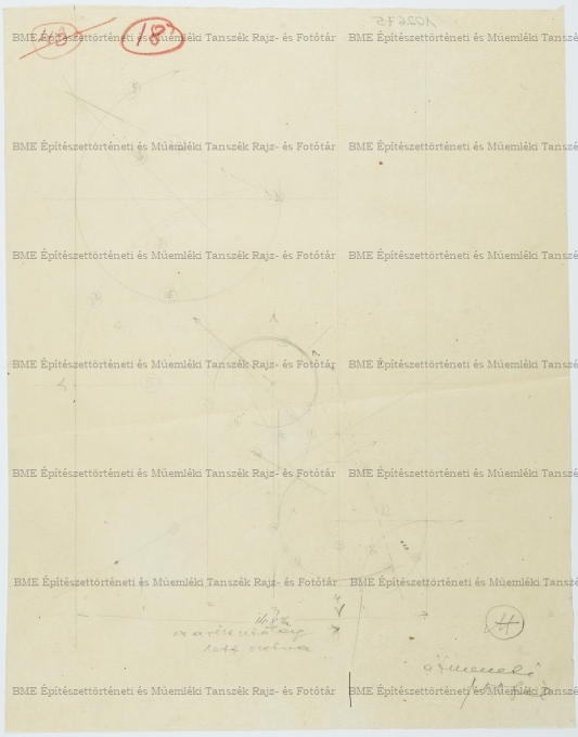 Gyulafehérvári székesegyház, 18-as sz. profil szerkesztése
