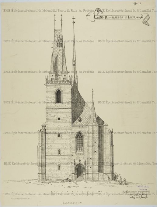 Louny-i St.Nicolauskirche homlokzata