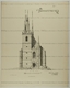 Louny-i St.Nicolauskirche homlokzata