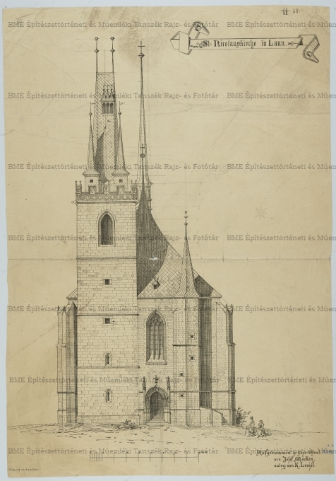 Louny-i St.Nicolauskirche homlokzata
