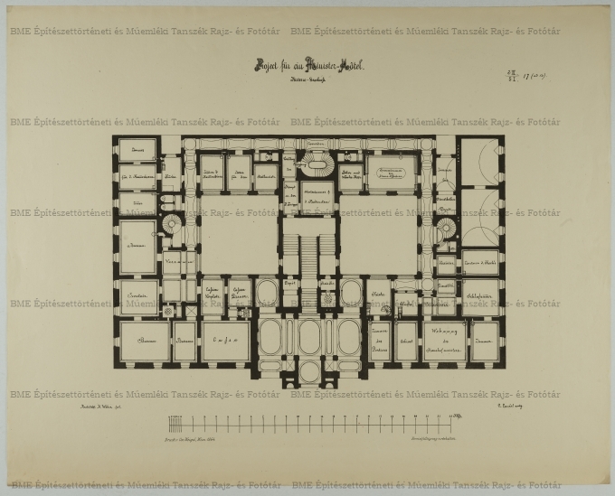 Minister Hotel terve, 1. emelet